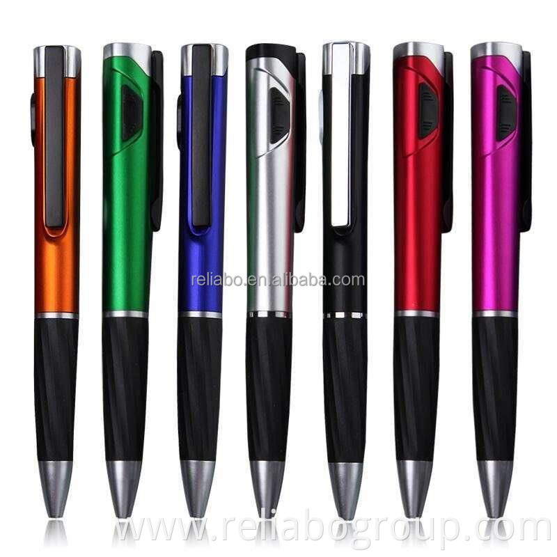 customized Led Laser Light up Ball ballpoint Pen with Rubber Grip-personalized ink light ball pens custom logo engraved